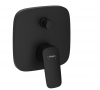 Hansgrohe Logis Jednouchwytowa bateria wannowa, podtynkowa do iBox universal czarny mat 71405670